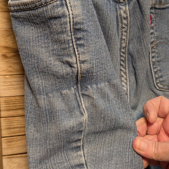 Levi's 590 Boot Cut Classic Light Blue Jeans Size 16W Medium - Picture 8 of 13